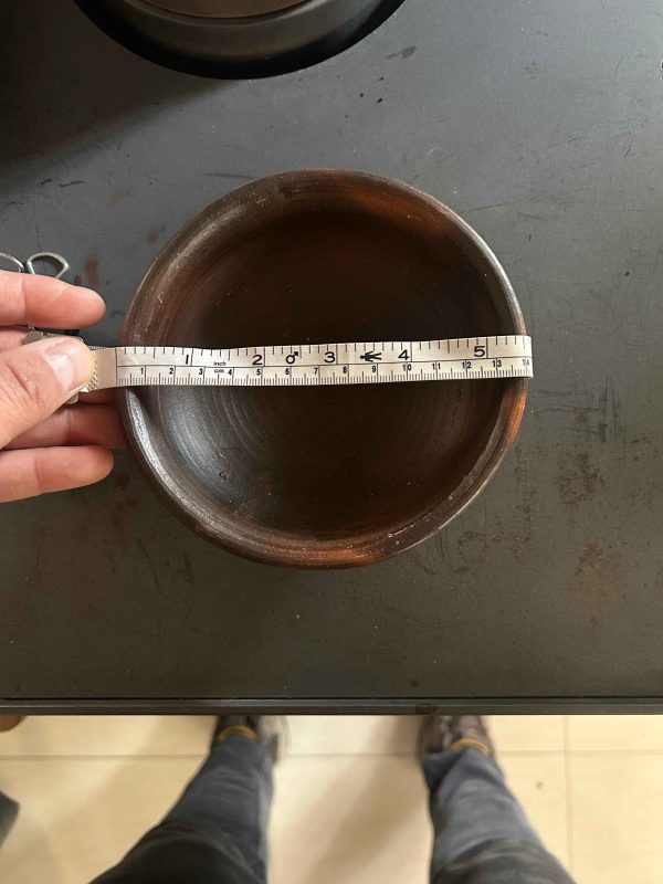 Pocillo de greda para chupe 14 cm